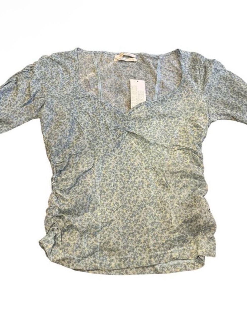Women’s Light Blue Floral Top